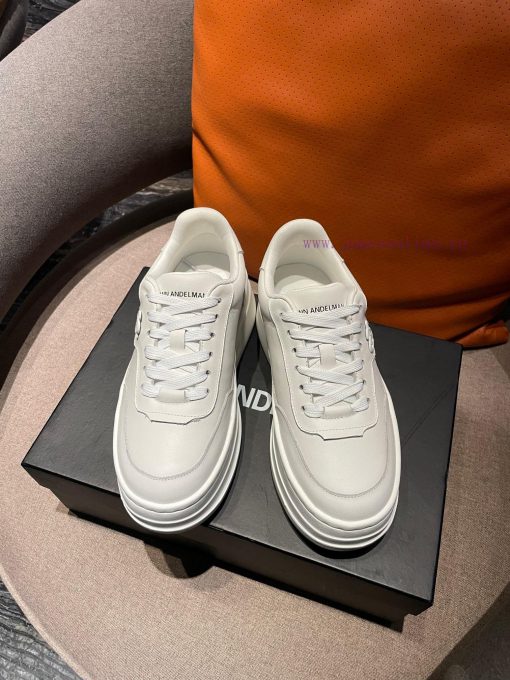 ANN DEMEUEMEES * * * New Products 𝟐𝟒𝐀𝐖Thick soled retro white shoes come with a 6cm height imi48ol4q - Image 2
