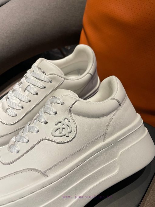 ANN DEMEUEMEES * * * New Products 𝟐𝟒𝐀𝐖Thick soled retro white shoes come with a 6cm height imi48ol4q - Image 9