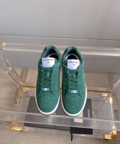 Chanel's new punched solid color casual board shoes are classic and versatileUpper, cow sued7tgqopzm