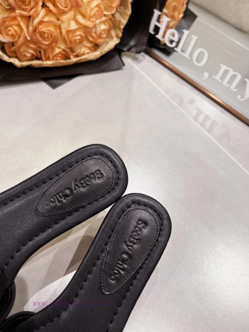 2024/Chloe slippers are a comfortable and stylish choiceRich color selection, black brown, lxnhk3g8d - Image 6