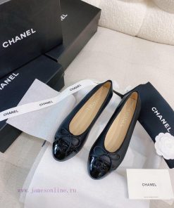 New CocoChanel 24 Edition Series Double C Bow Classic Sheepskin Flat Ballet ShoesChanel Gran9y4xsyy5