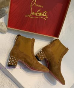 Dai * level*(Yang Xiao)▶ ︎ ▶ ︎ ▶ ︎ ▶ Customized Chelsea ankle boots with square heel rivets 05w1lpyo
