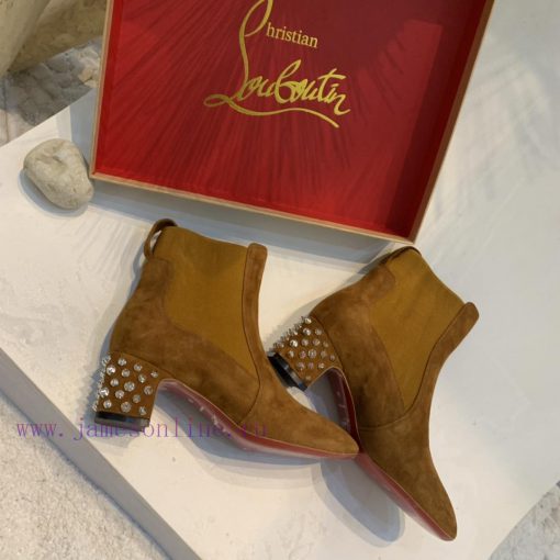 Dai * level*(Yang Xiao)▶ ︎ ▶ ︎ ▶ ︎ ▶ Customized Chelsea ankle boots with square heel rivets 05w1lpyo