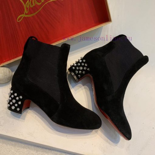 Dai * level*(Yang Xiao)▶ ︎ ▶ ︎ ▶ ︎ ▶ Customized Chelsea ankle boots with square heel rivets 0y9sdzh8 - Image 6
