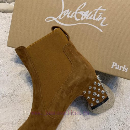 Dai * level*(Yang Xiao)▶ ︎ ▶ ︎ ▶ ︎ ▶ Customized Chelsea ankle boots with square heel rivets 05w1lpyo - Image 8