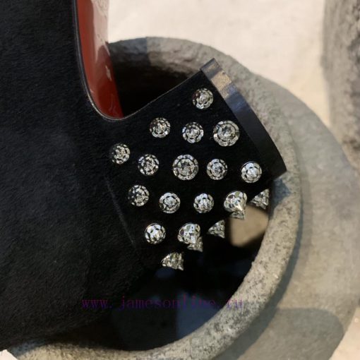 Dai * level*(Yang Xiao)▶ ︎ ▶ ︎ ▶ ︎ ▶ Customized Chelsea ankle boots with square heel rivets 0y9sdzh8 - Image 9