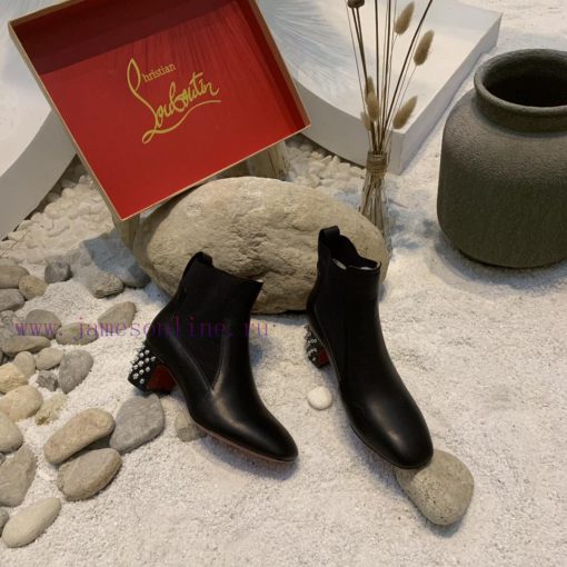 Dai * level*(calf leather)▶ ︎ ▶ ︎ ▶ ︎ ▶ Customized Chelsea ankle boots with square heel rives1kpiyuk - Image 2