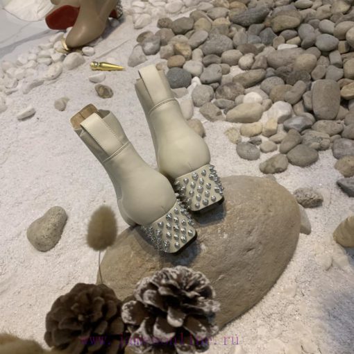 Dai * level*(calf leather)▶ ︎ ▶ ︎ ▶ ︎ ▶ Customized Chelsea ankle boots with square heel rive2d5umbgd - Image 7