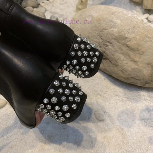 Dai * level*(calf leather)▶ ︎ ▶ ︎ ▶ ︎ ▶ Customized Chelsea ankle boots with square heel rives1kpiyuk - Image 8
