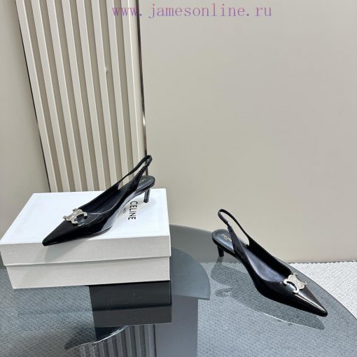 CELINE 24 Autumn/WinterThe most beautiful black and silver pointed kitten with iconic high-e54qj6svq - Image 4