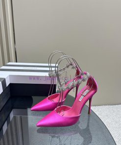 The mostAQUAZURA Big Pineapple Water Diamond Decorative High Heels2023 Spring/Summer Water Dmf6yi19d
