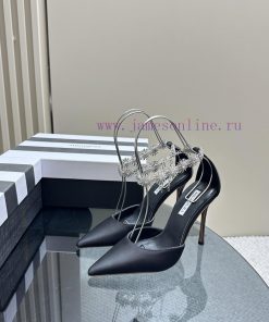 The mostAQUAZURA Big Pineapple Water Diamond Decorative High Heels2023 Spring/Summer Water Dgrwmdy4m
