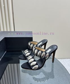 ALAIA24 spring/summer silver metallic suede sandals have insights into women's body shape, tba2i9zs9