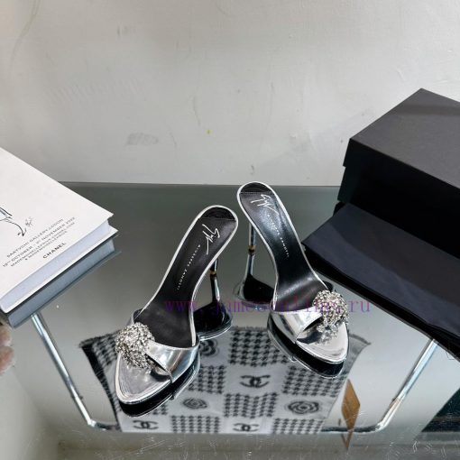 Giuseppe Zanotti - SS2024 New Spring and Summer Collection Diamond Button Single Shoes/Slipp1f19jrqk