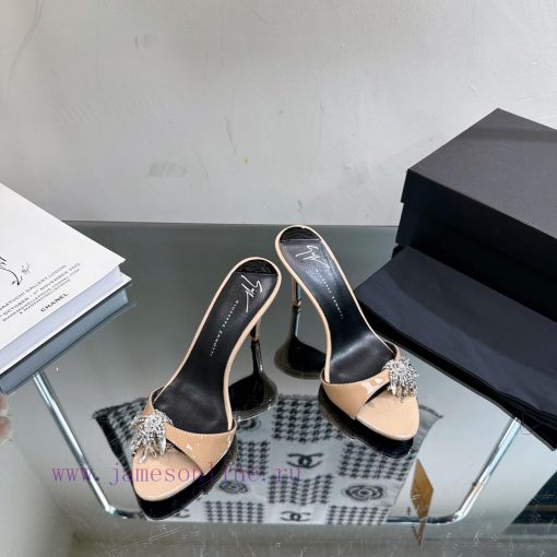 Giuseppe Zanotti - SS2024 New Spring and Summer Collection Diamond Button Single Shoes/Slippwqa8axkg - Image 4