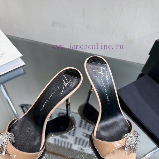 Giuseppe Zanotti - SS2024 New Spring and Summer Collection Diamond Button Single Shoes/Slippwqa8axkg - Image 7