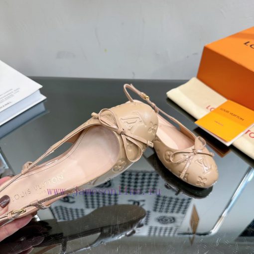 Top LV Ballet Flat Sandals—————————This Popi flat ballet shoe combines soft sheepskin and Sapng9hw26 - Image 9