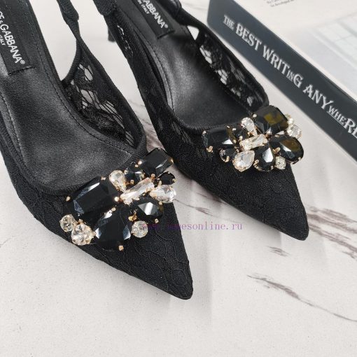 New Top DG2024 official website synchronizes new lace diamond buckle toe sandalsPerfect atte7ya9r9vy - Image 8