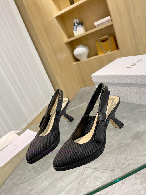 Brand DiorDior 2024 Spring/Summer Fashion High End Collection New Sweet-D Bow Pointed High 4qkdf33r - Image 2