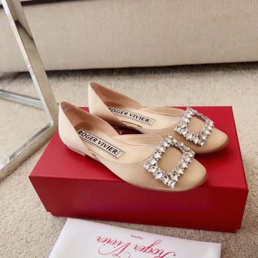 RV New Edition Silk Diamond Button Ballet Single Shoes 🧚 ‍️New treasure commuting hollow flagm3enhro - Image 3