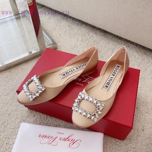 RV New Edition Silk Diamond Button Ballet Single Shoes 🧚 ‍️New treasure commuting hollow flagm3enhro - Image 5