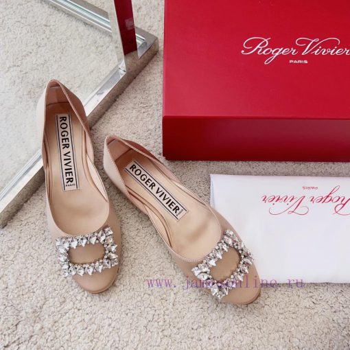 RV New Edition Silk Diamond Button Ballet Single Shoes 🧚 ‍️New treasure commuting hollow flagm3enhro - Image 6