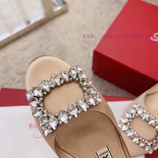 RV New Edition Silk Diamond Button Ballet Single Shoes 🧚 ‍️New treasure commuting hollow flagm3enhro - Image 8