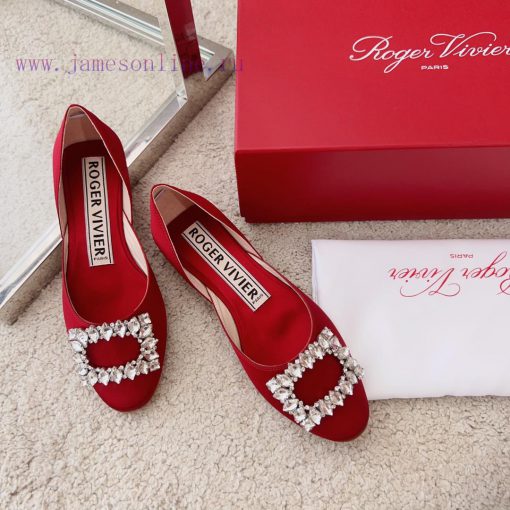 RV New Edition Silk Diamond Button Ballet Single Shoes 🧚 ‍️New treasure commuting hollow fla67rcx1yo - Image 6
