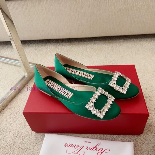 RV New Edition Silk Diamond Button Ballet Single Shoes 🧚 ‍️New treasure commuting hollow flayh5pi276 - Image 3