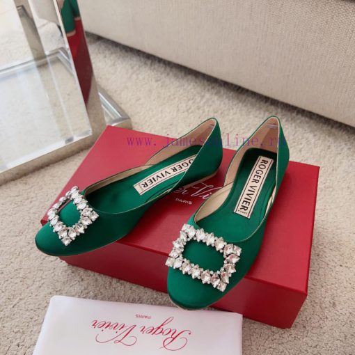 RV New Edition Silk Diamond Button Ballet Single Shoes 🧚 ‍️New treasure commuting hollow flayh5pi276 - Image 5