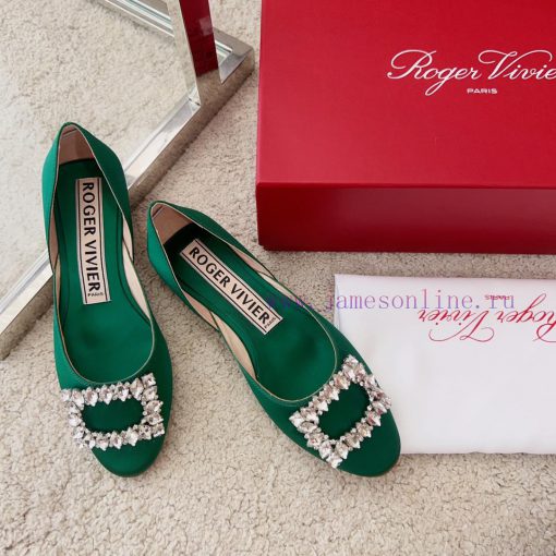 RV New Edition Silk Diamond Button Ballet Single Shoes 🧚 ‍️New treasure commuting hollow flayh5pi276 - Image 6