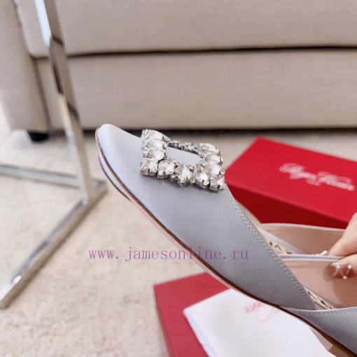 RV New Edition Silk Diamond Button Ballet Single Shoes 🧚 ‍️New treasure commuting hollow flaxfa1lb5k - Image 8