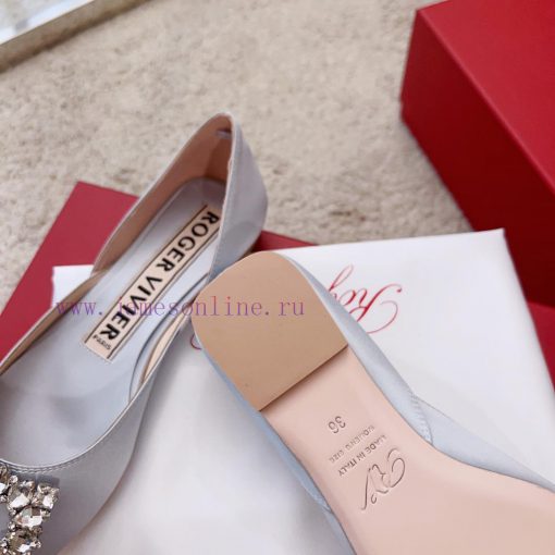 RV New Edition Silk Diamond Button Ballet Single Shoes 🧚 ‍️New treasure commuting hollow flaxfa1lb5k - Image 9