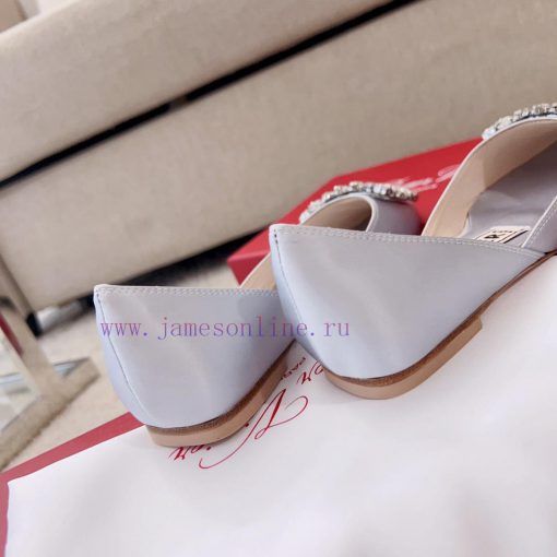 RV New Edition Silk Diamond Button Ballet Single Shoes 🧚 ‍️New treasure commuting hollow flaxfa1lb5k - Image 10
