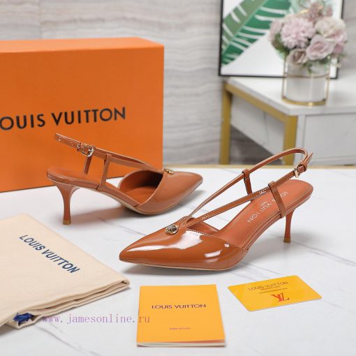 LV | Louis Vuitton🧡 2024 Early Spring New Top Model ️Key pointed single shoe hard goods are kpmrb8xc - Image 4