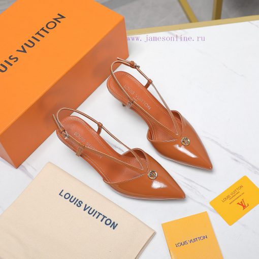 LV | Louis Vuitton🧡 2024 Early Spring New Top Model ️Key pointed single shoe hard goods are kpmrb8xc - Image 7