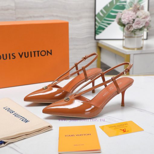 LV | Louis Vuitton🧡 2024 Early Spring New Top Model ️Key pointed single shoe hard goods are kpmrb8xc - Image 9
