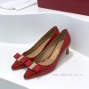 Top tierSF ️ salvatore Ferraga * o ️ Fila * Mubu buckle pointed shallow mouth patent leatherpblw2w1x