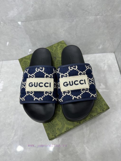 P unisex GG slippersThis slipper is made of GG polyester fiber and features a Gucci label ono6p55a5s - Image 4
