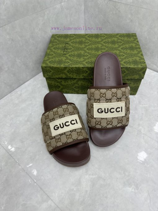 P unisex GG slippersThis slipper is made of GG polyester fiber and features a Gucci label ond2zar0sx - Image 4