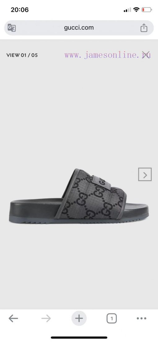P unisex GG slippersThis slipper is made of GG polyester fiber and features a Gucci label on3io9unau - Image 2