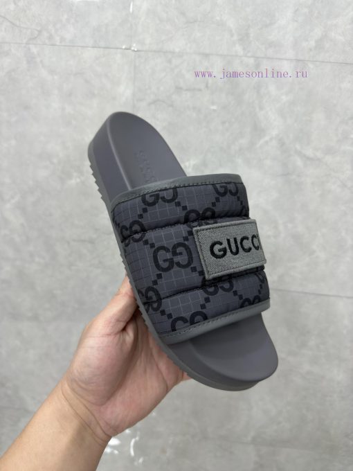 P unisex GG slippersThis slipper is made of GG polyester fiber and features a Gucci label on3io9unau - Image 8