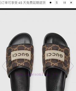 P unisex GG slippersThis slipper is made of GG polyester fiber and features a Gucci label onhzotq42b