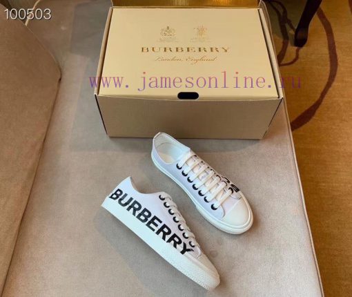 BURBERRY Market Top/2022 🤗🤗 Burberry women's checkered logo printed board shoes, sports shoedyhdup83 - Image 4