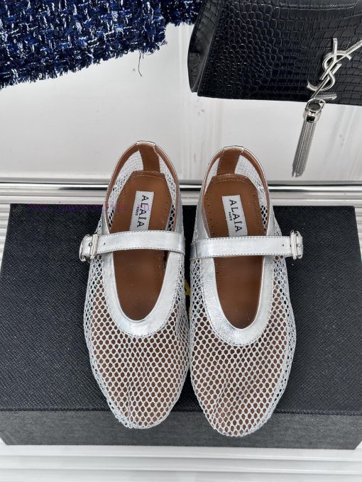 AlAIA | Alaia 23S New Retro ProductMesh Mary Jane shoes ballet shoesFull of girlish style, wigntb18z - Image 5