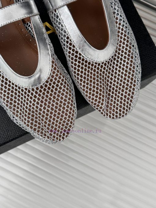 AlAIA | Alaia 23S New Retro ProductMesh Mary Jane shoes ballet shoesFull of girlish style, wigntb18z - Image 8