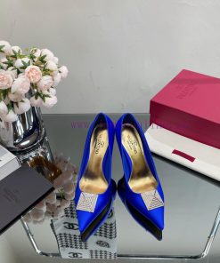 Valentino 2023 Spring/Summer New Silk High Heels Single Shoes————————————The upgraded and smmfw5gq4b