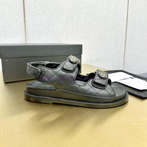 Crown Top Purchasing Edition ️ CHANEL 2022 Spring/Summer Latest Season Double C Velcro Casuazsssww23 - Image 2