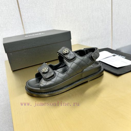Crown Top Purchasing Edition ️ CHANEL 2022 Spring/Summer Latest Season Double C Velcro Casuazsssww23 - Image 3