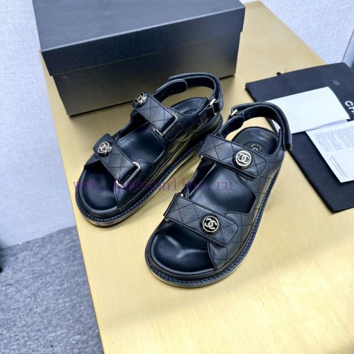 Crown Top Purchasing Edition ️ CHANEL 2022 Spring/Summer Latest Season Double C Velcro Casuazsssww23 - Image 5